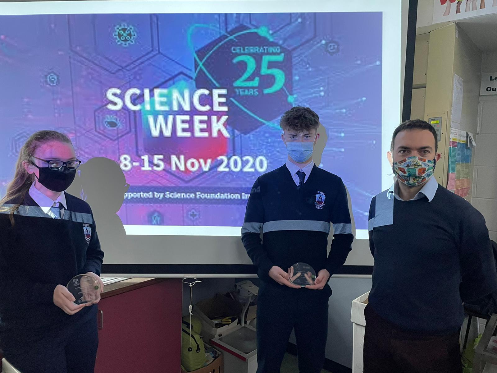 winners of TY Science Quiz 1st 2nd_Abbey CC